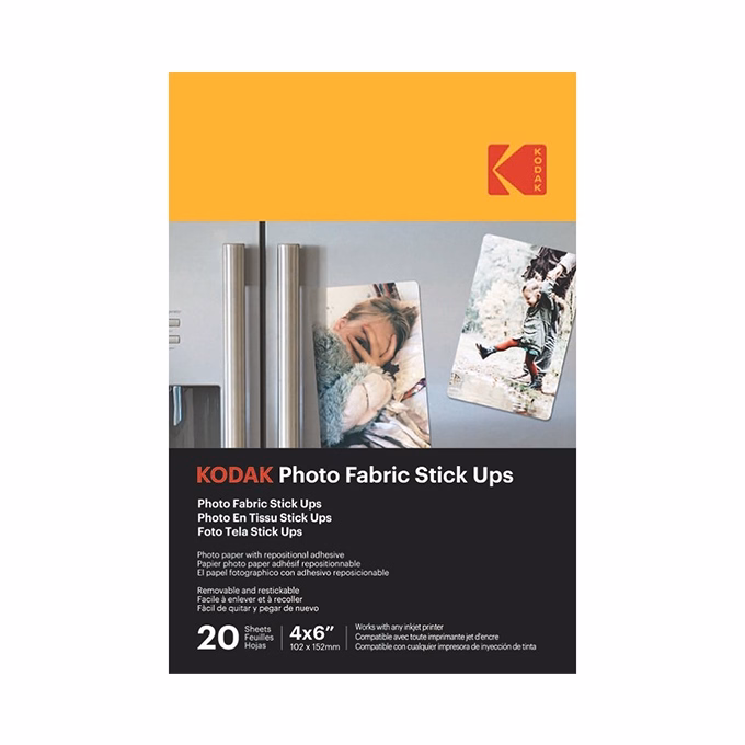 Fotópapír KODAK Photo Fabric 10x15 cm felragasztható és visszaszedhető 20 lapos