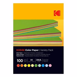 Fotópapír színes KODAK A/4 vegyes színek 80 g 100 lapos