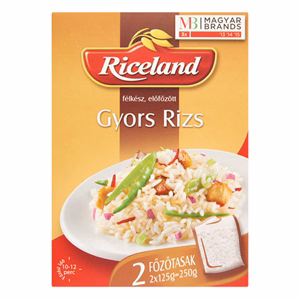 Főzőtasakos rizs RICELAND Gyors 2x125 g