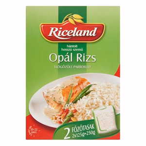 Főzőtasakos rizs RICELAND Opál 2x125 g Főzőtasakos rizs RICELAND Opál 2x125 g