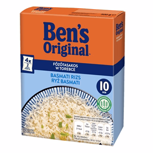 Főzőtasakos rizs UNCLE BEN`S basmati 4x125 g