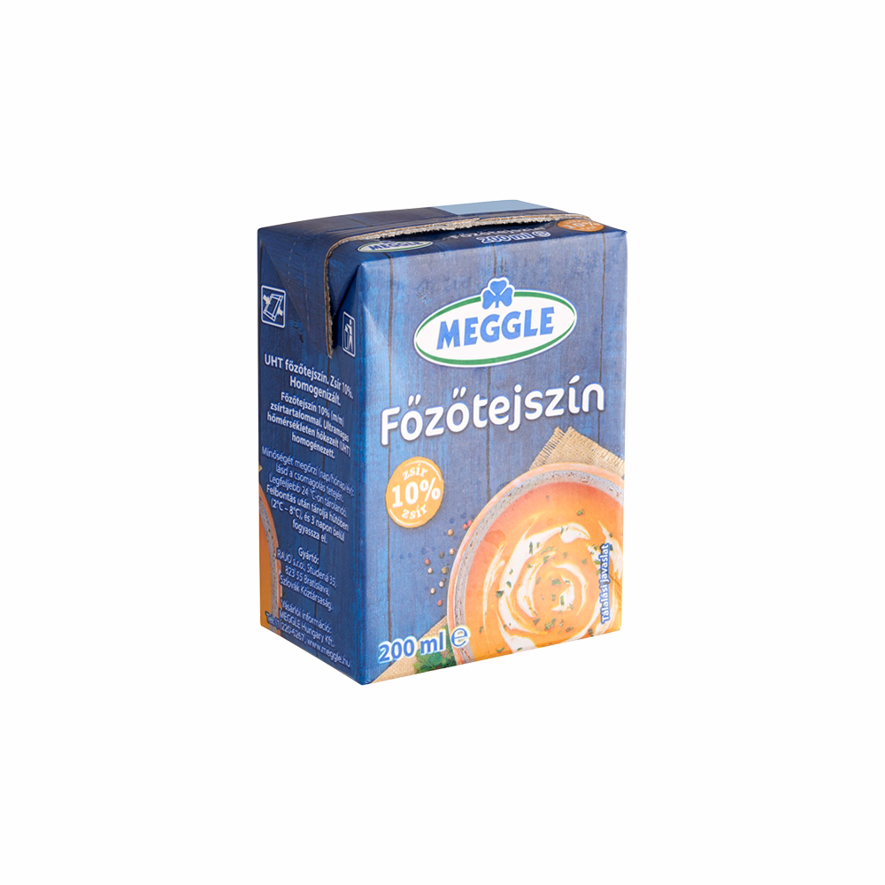 Főzőtejszín MEGGLE UHT 10% 200ml