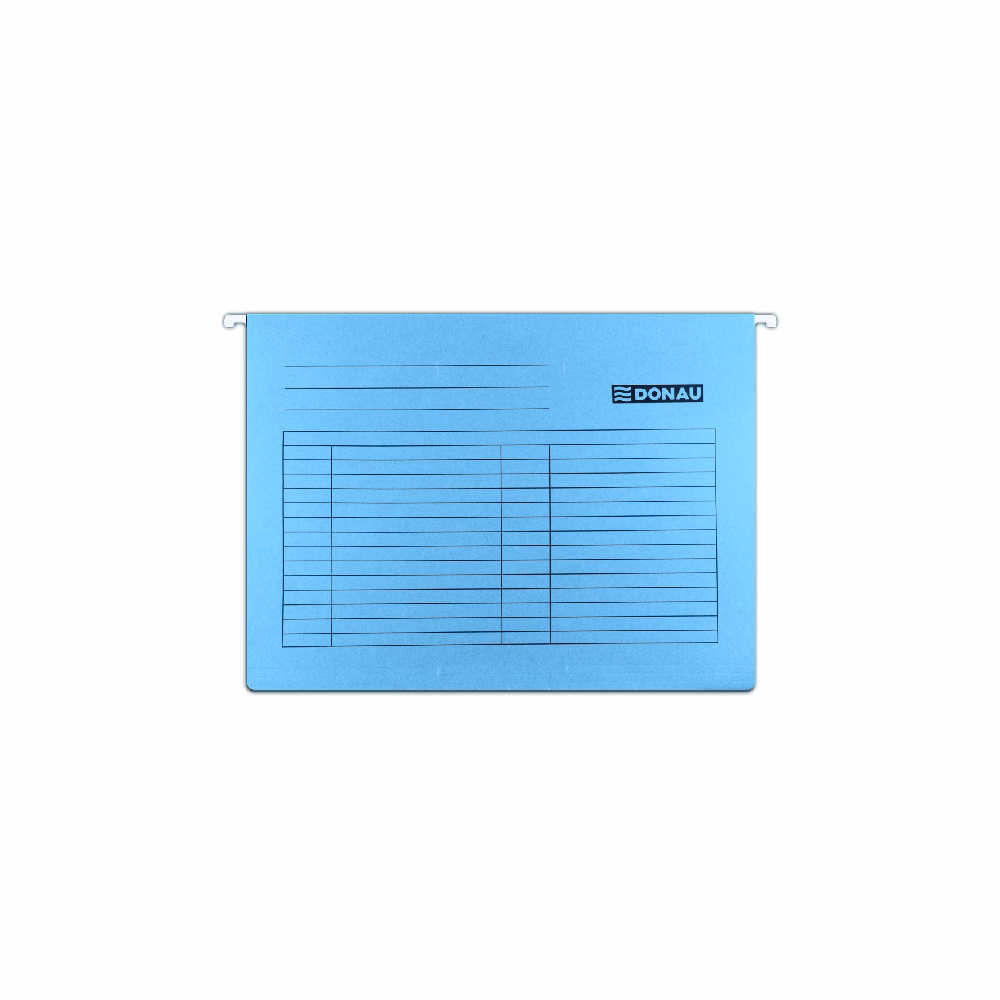 Függőmappa DONAU A/4 karton kék 25 darabos