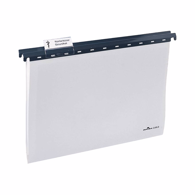 Függőmappa DURABLE A/4 PP szürke 25 darabos