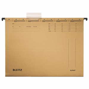 Függőmappa LEITZ Alpha Standard A/4 karton natúr 25 darabos Függőmappa LEITZ Alpha Standard A/4 karton natúr 25 darabos
