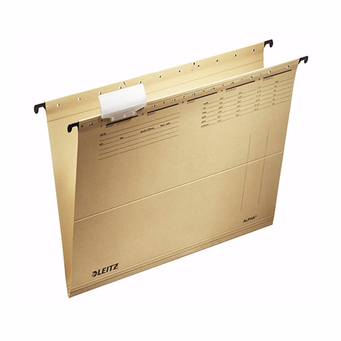 Függőmappa LEITZ Alpha Standard A/4 karton natúr 25 darabos Függőmappa LEITZ Alpha Standard A/4 karton natúr 25 darabos