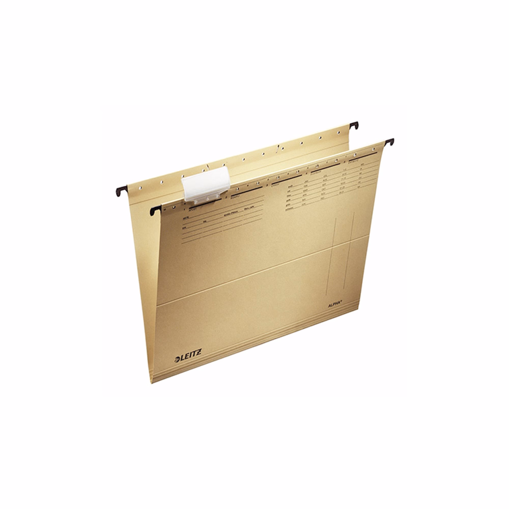 Függőmappa LEITZ Alpha Standard A/4 karton natúr 25 darabos Függőmappa LEITZ Alpha Standard A/4 karton natúr 25 darabos