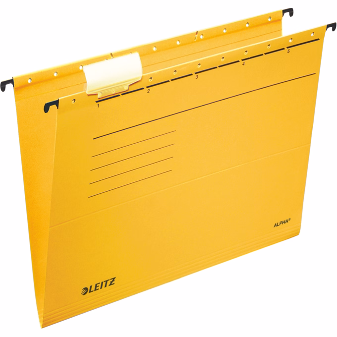 Függőmappa LEITZ Alpha Standard A/4 karton zöld 25 darabos