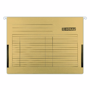 Függőmappa oldalvédelemmel DONAU A/4 karton barna 25 darabos