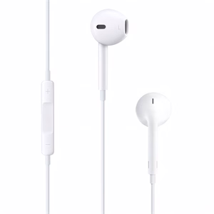 Fülhallgató APPLE MMTN2ZM/A Lightning mikrofon hangerőszabályzó fehér