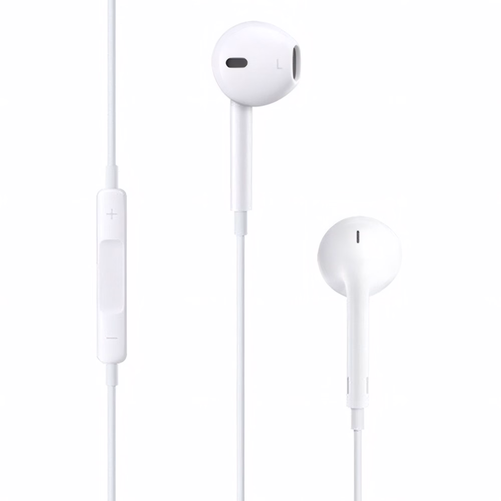 Fülhallgató APPLE MMTN2ZM/A Lightning mikrofon hangerőszabályzó fehér