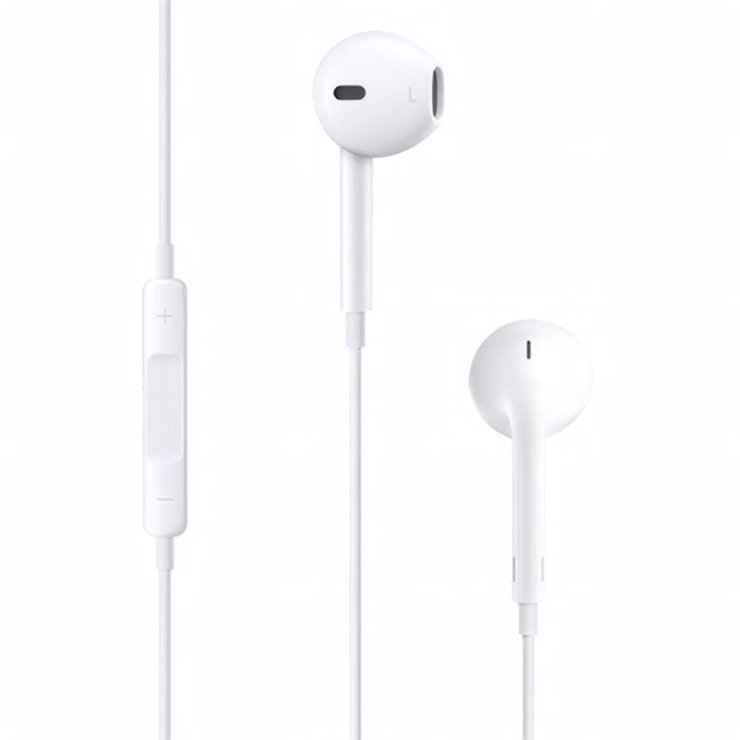 Fülhallgató APPLE MMTN2ZM/A Lightning mikrofon hangerőszabályzó fehér