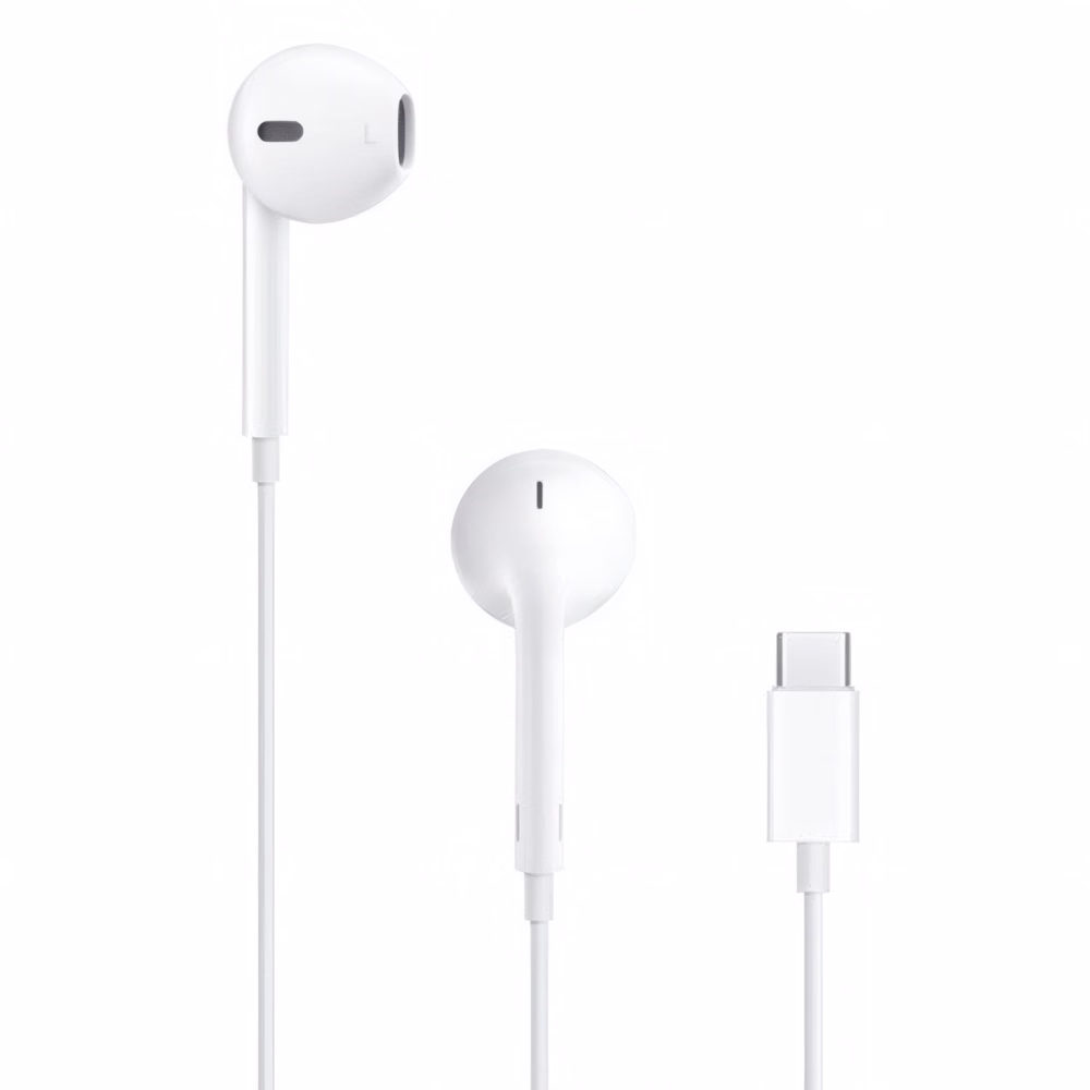 Fülhallgató APPLE MTJY3ZM/A USB-C mikrofon hangerőszabályzó fehér