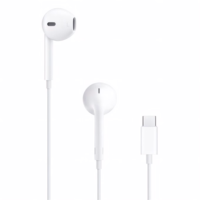 Fülhallgató APPLE MTJY3ZM/A USB-C mikrofon hangerőszabályzó fehér