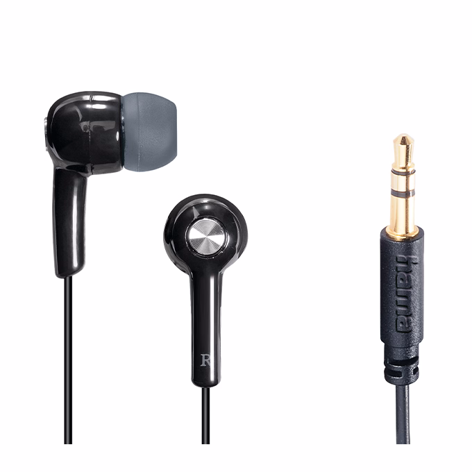 Fülhallgató HAMA InEar EP fényes fekete