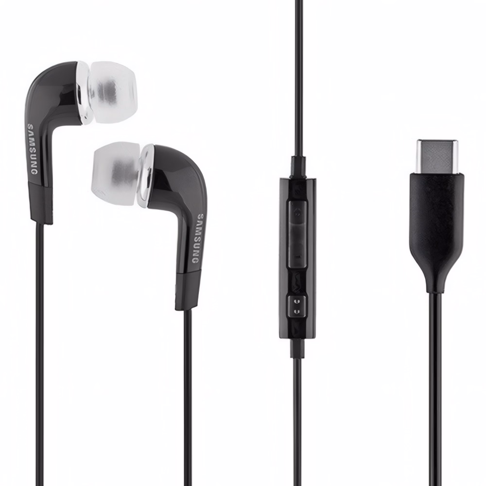 Fülhallgató SAMSUNG EHS64_TYPE-C USB-C hangerőszabályzó fekete