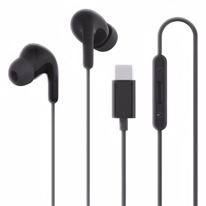 Fülhallgató XIAOMI BHR8930GL USB-C mikrofon hangerőszabályzó fekete