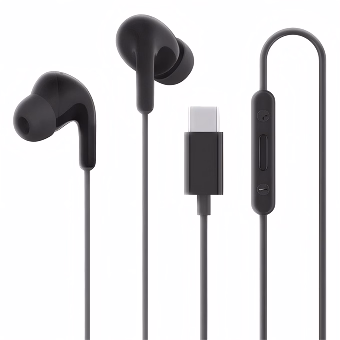 Fülhallgató XIAOMI BHR8930GL USB-C mikrofon hangerőszabályzó fekete