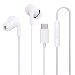 Fülhallgató XIAOMI BHR8931GL USB-C mikrofon hangerőszabályzó fehér