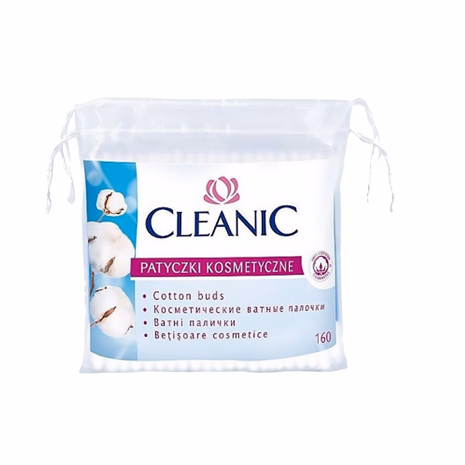 Fültisztító pálcika CLEANIC utántöltő 160 db