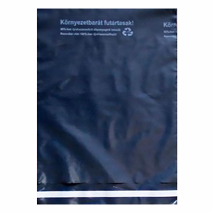 Futártasak biztonsági ragasztócsíkkal környezetbarát 25x35cm 50 mikron 100 darabos Futártasak biztonsági ragasztócsíkkal környezetbarát 25x35cm 50 mikron 100 darabos