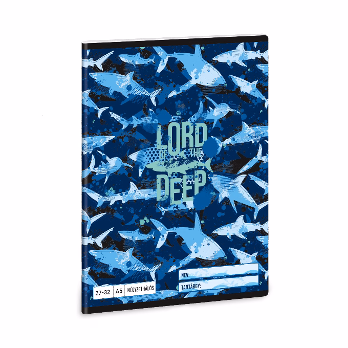 Füzet kockás ARS UNA A/5 32 lapos 27-32 Lord Of The Deep