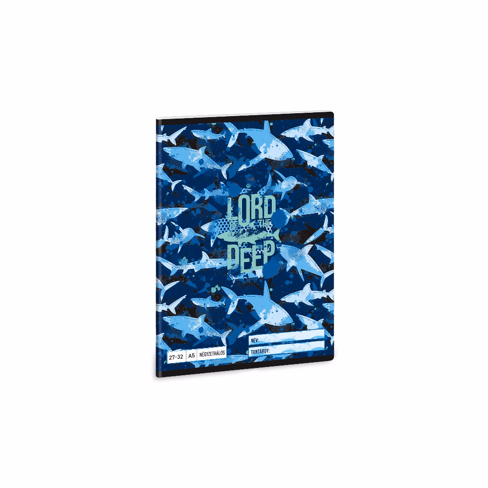 Füzet kockás ARS UNA A/5 32 lapos 27-32 Lord Of The Deep