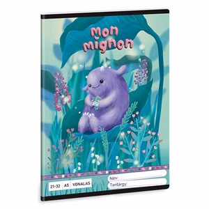 Füzet kockás ARS UNA A/5 32 lapos 27-32 Mon Mignon