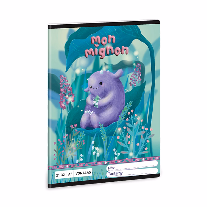 Füzet kockás ARS UNA A/5 32 lapos 27-32 Mon Mignon