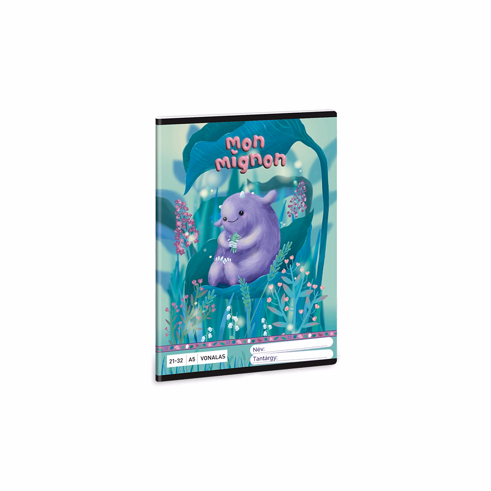 Füzet kockás ARS UNA A/5 32 lapos 27-32 Mon Mignon