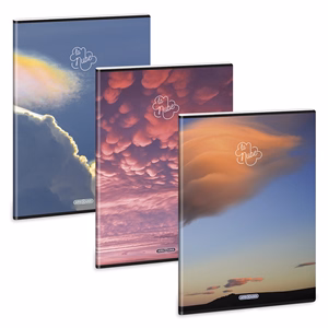 Füzet kockás ARS UNA A/4 40 lapos Extra kapcsos La Nube 5584