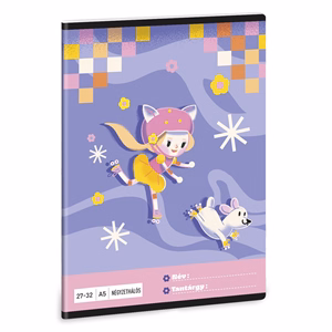 Füzet kockás ARS UNA A/5 32 lapos 27-32 Keep Rolling