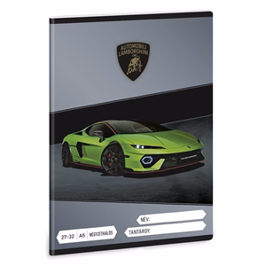 Füzet kockás ARS UNA A/5 32 lapos 27-32 Lamborghini 5522