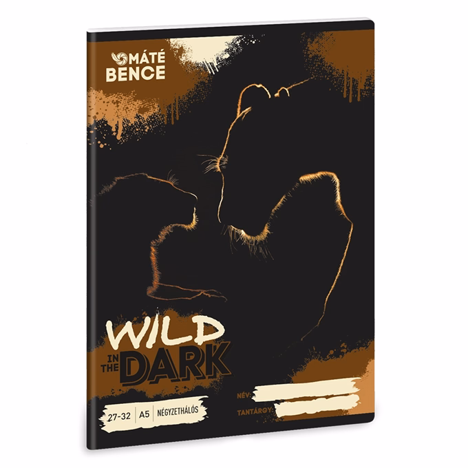 Füzet kockás ARS UNA A/5 32 lapos 27-32 Wild In The Dark
