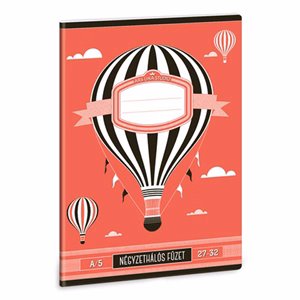 Füzet kockás ARS UNA Standard A/5 32 lapos 27-32