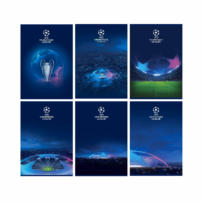 Füzet kockás CHAMPIONS LEAGUE A/4 54 lapos