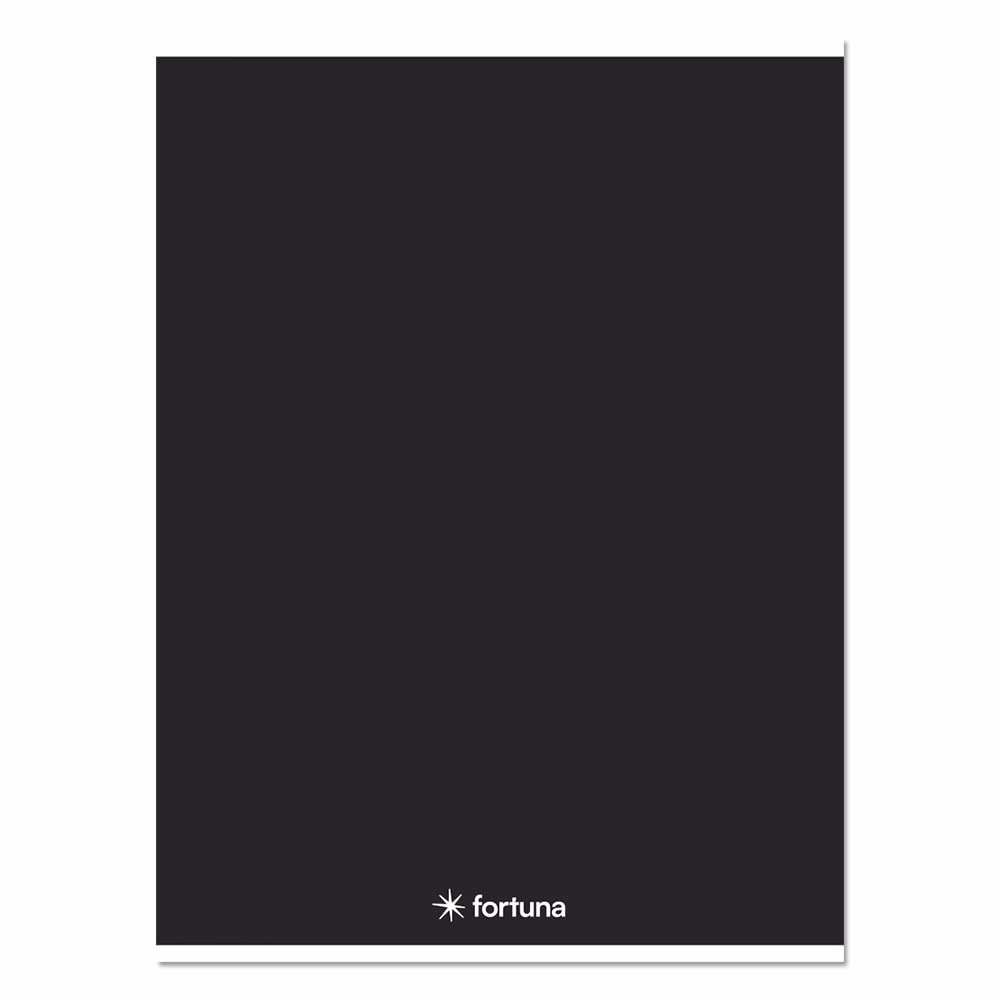 Füzet kockás FORTUNA Monocolor A/4 32 lapos 87-32 fekete