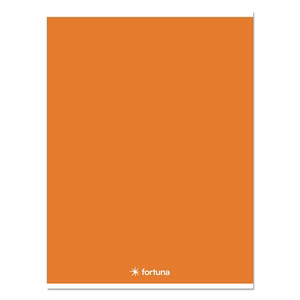 Füzet kockás FORTUNA Monocolor A/4 32 lapos 87-32 narancssárga