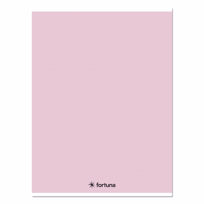 Füzet kockás FORTUNA Monocolor A/4 32 lapos 87-32 pasztell rózsaszín