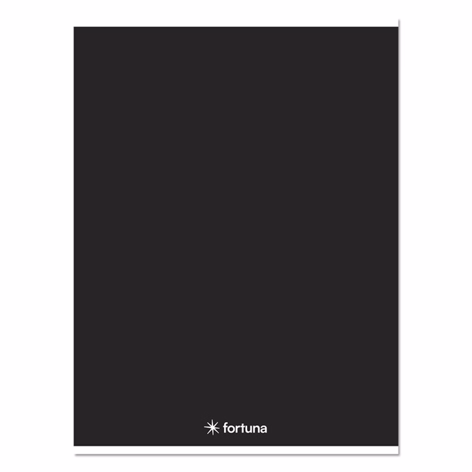 Füzet kockás FORTUNA Monocolor A/5 32 lapos 27-32 fekete