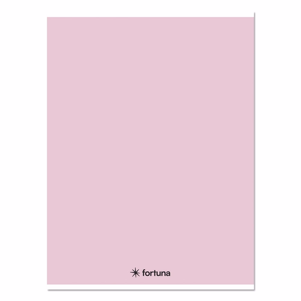 Füzet kockás FORTUNA Monocolor A/5 32 lapos 27-32  pasztell rózsaszín