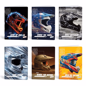 Füzet kockás LIPAMILL A/4 40 lapos Born to ride