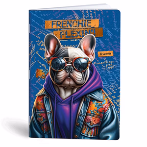 Füzet kockás LIPAMILL A/4 40 lapos Fashion animal