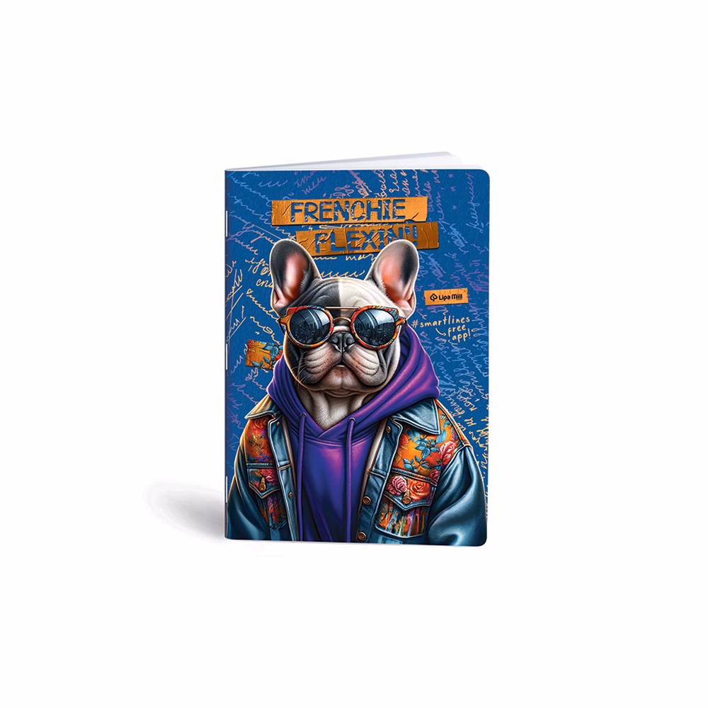 Füzet kockás LIPAMILL A/4 40 lapos Fashion animal