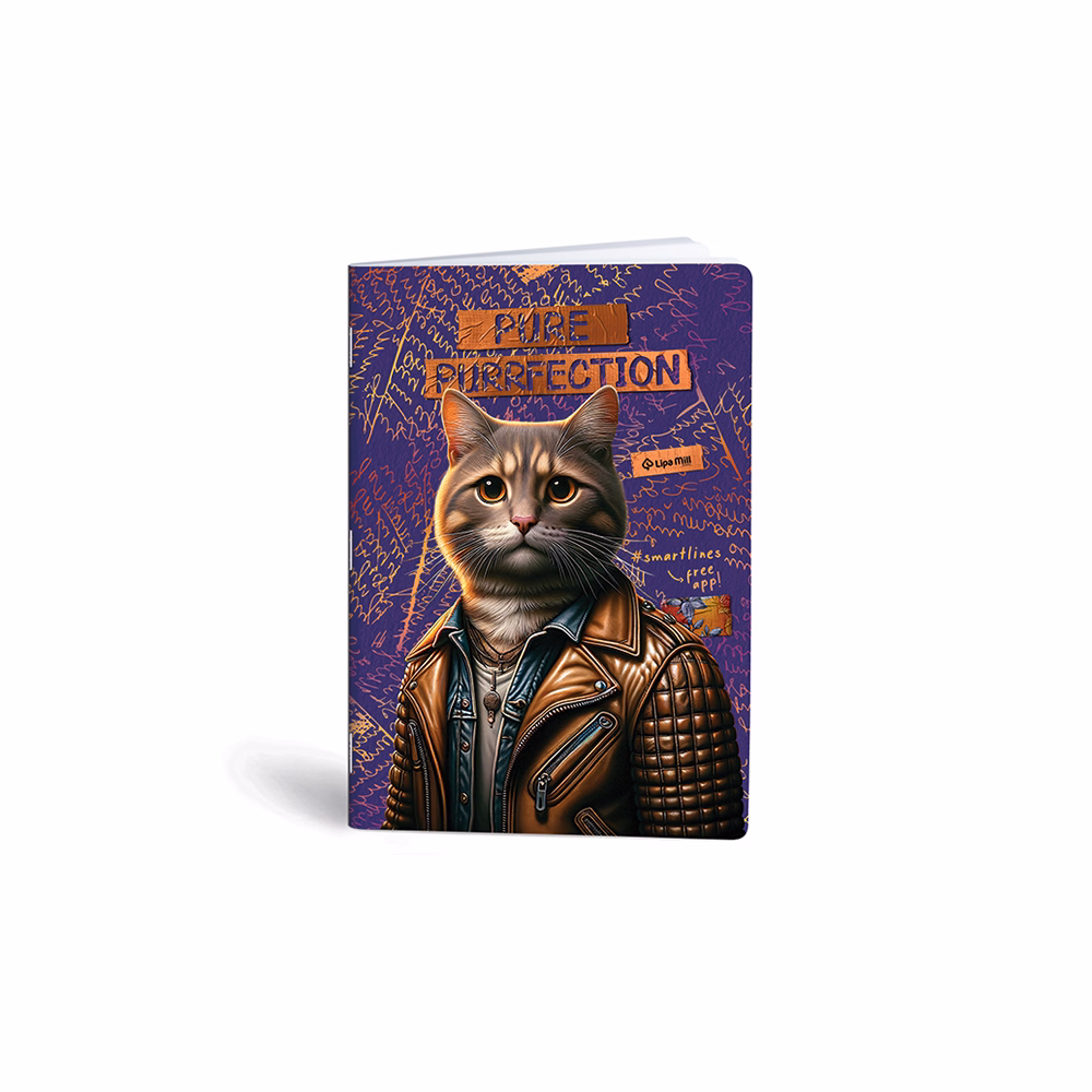 Füzet kockás LIPAMILL A/4 40 lapos Fashion animal