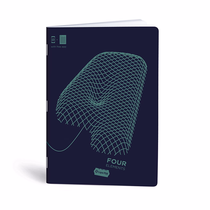 Füzet kockás LIPAMILL A/4 40 lapos Numbers