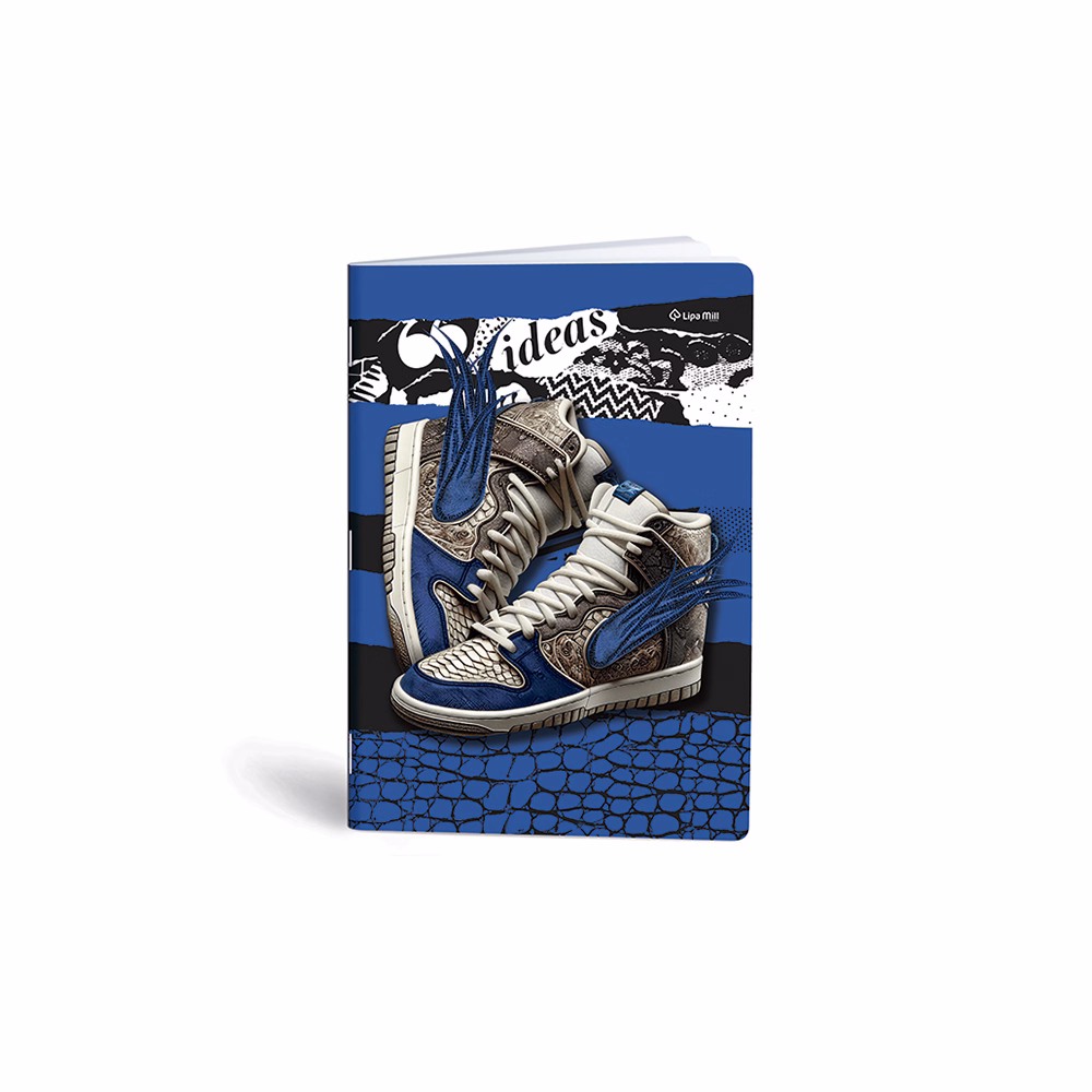 Füzet kockás LIPAMILL A/4 40 lapos Sneaker