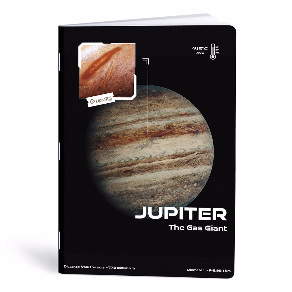 Füzet kockás LIPAMILL A/4 40 lapos Planet vibe