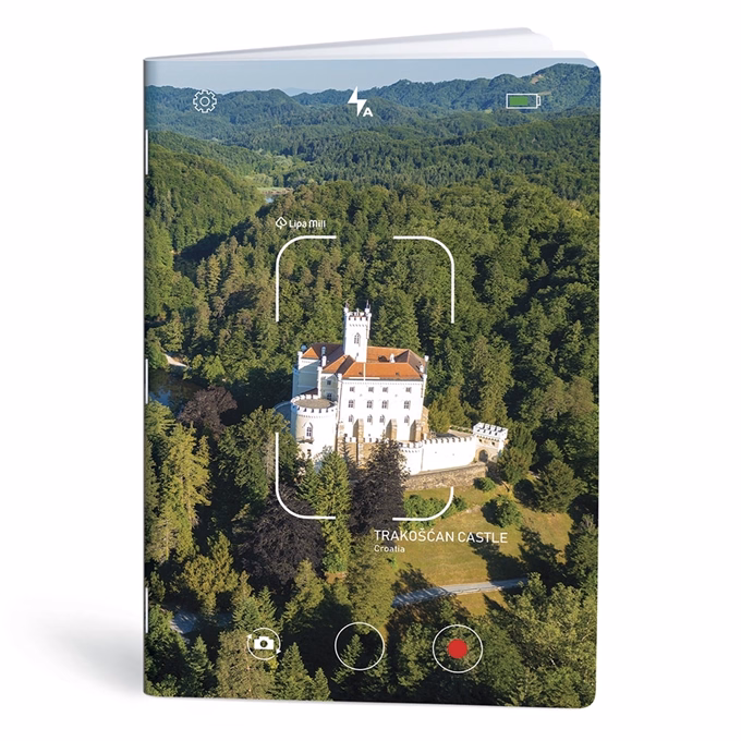 Füzet kockás LIPAMILL A/4 40 lapos Postcard