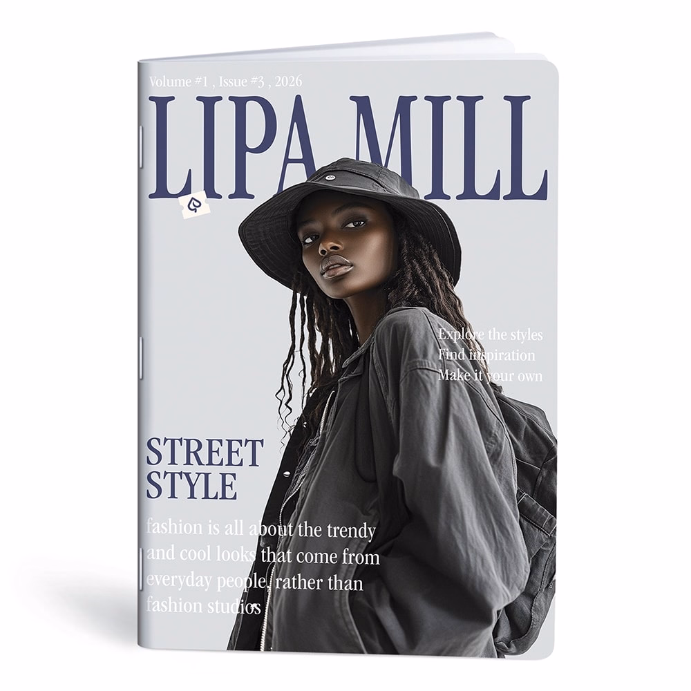 Füzet kockás LIPAMILL A/4 40 lapos Style magazine